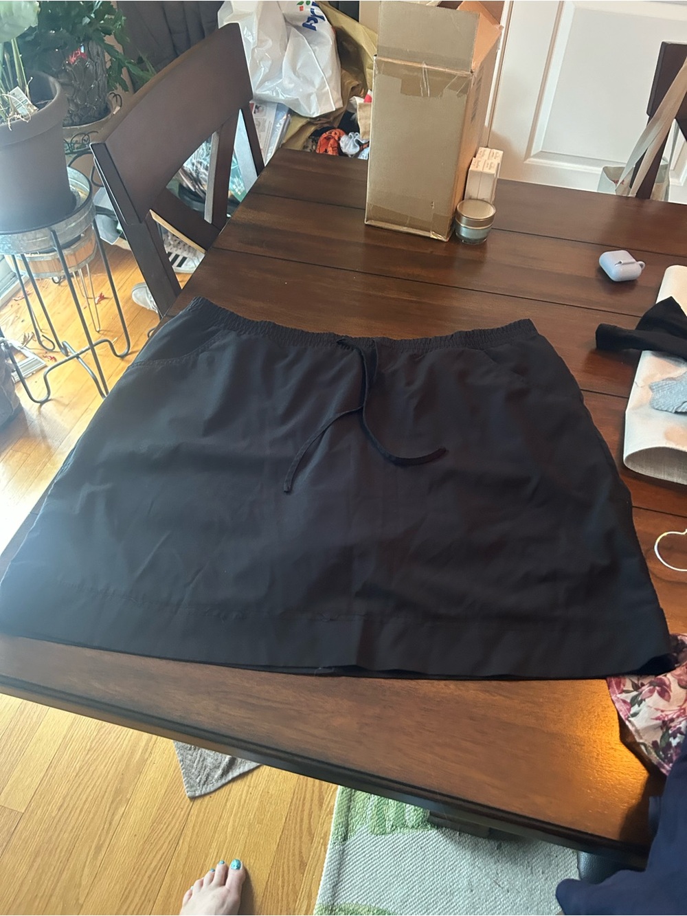 Lee Black Women’s Drawstring Skort